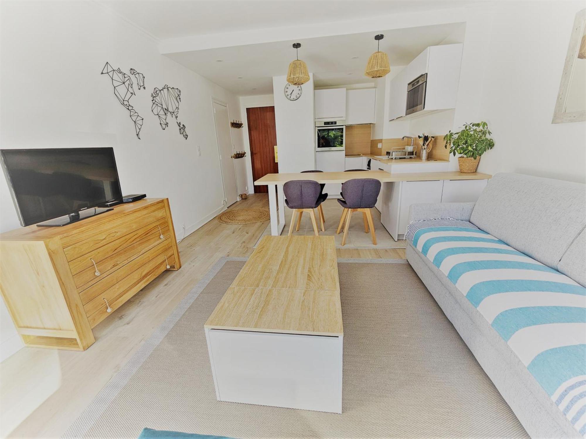 Le Capitole - Studio Plage Benoit Dans Residence Face Mer La Baule-Escoublac Ngoại thất bức ảnh